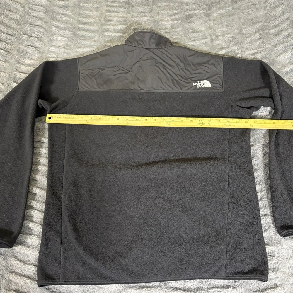 The North Face XXL Black Full Zip Fleece Jacket Mock Neck AR077